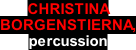 Christina  Borgenstierna, percussion
